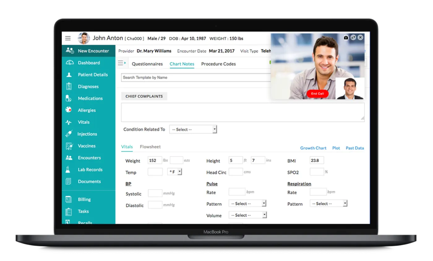 CharmHealth EHR product screenshot