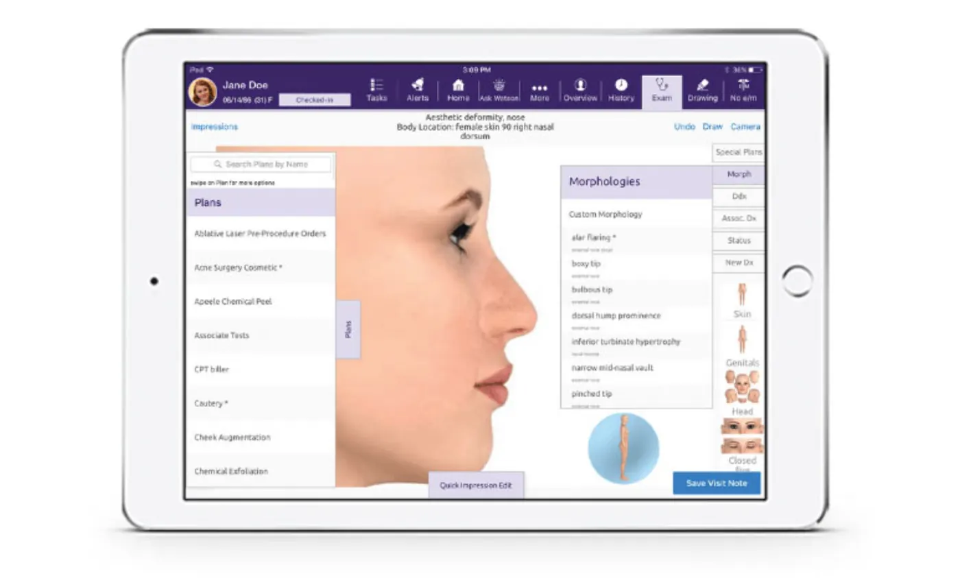 ModMed product screenshot