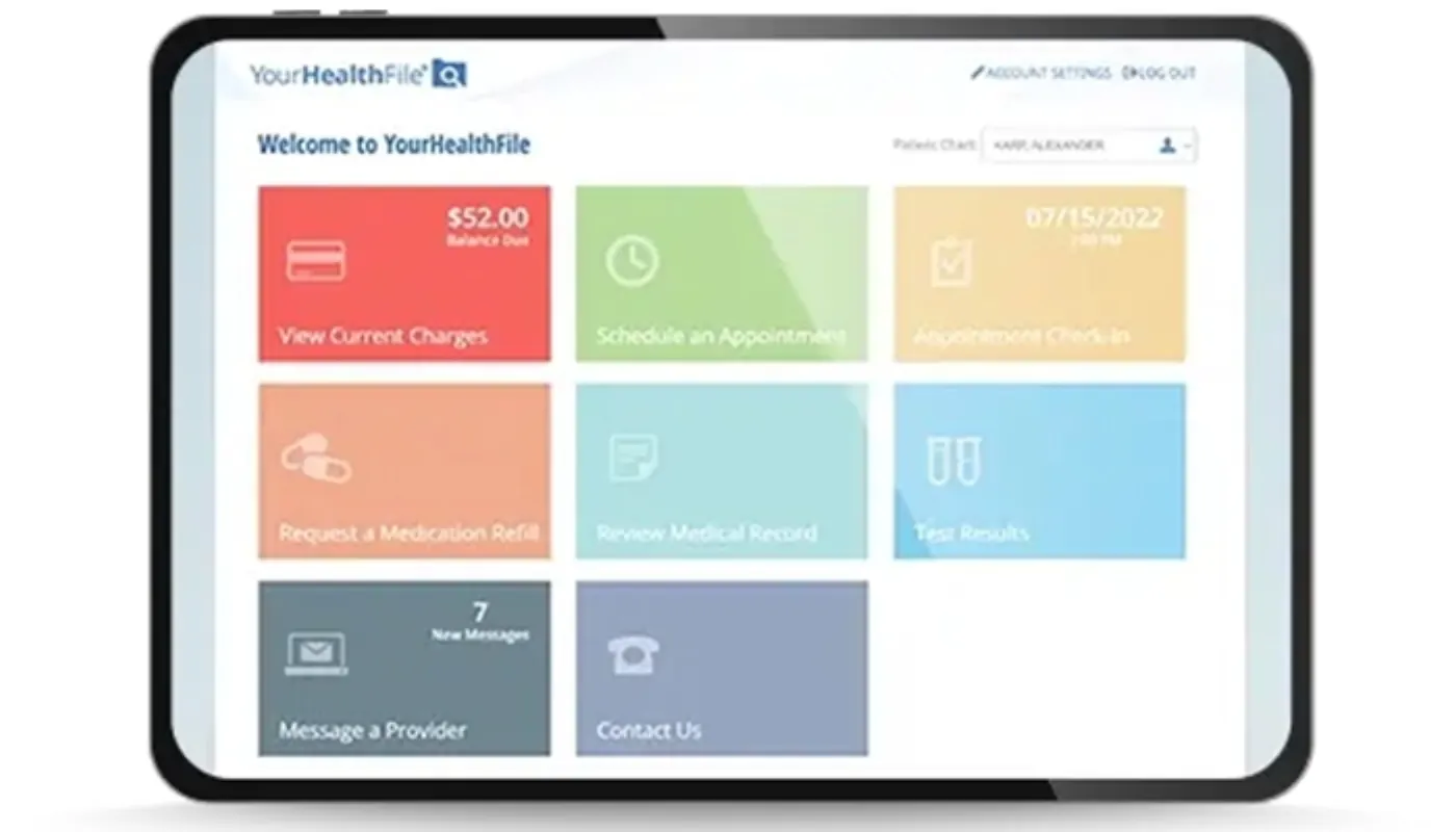 NextGen Healthcare product screenshot