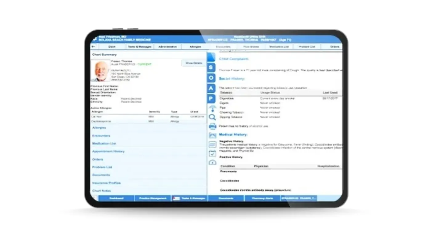 NextGen Healthcare product screenshot