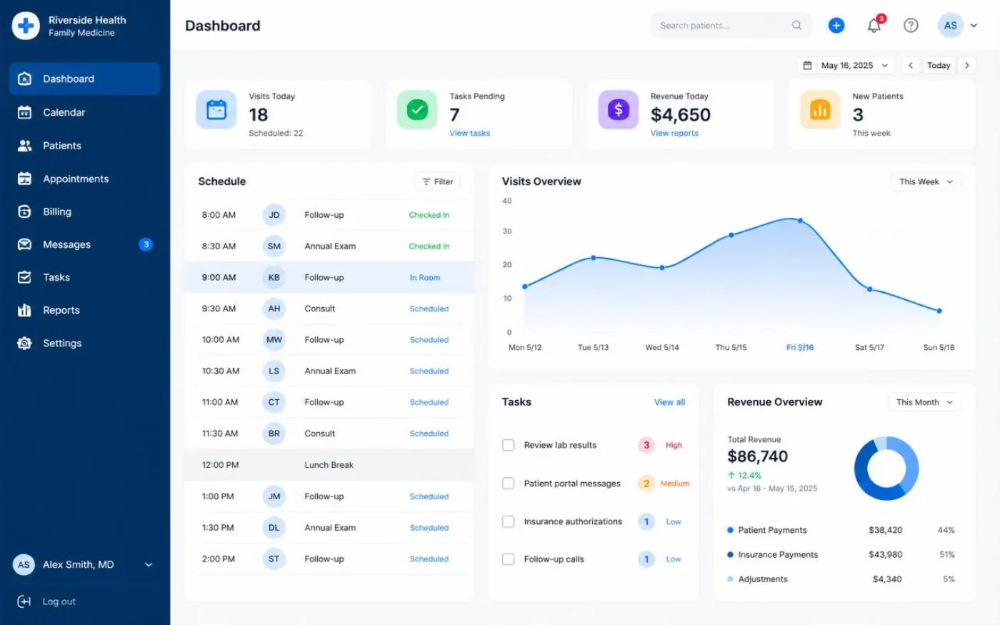 Practice Fusion product screenshot