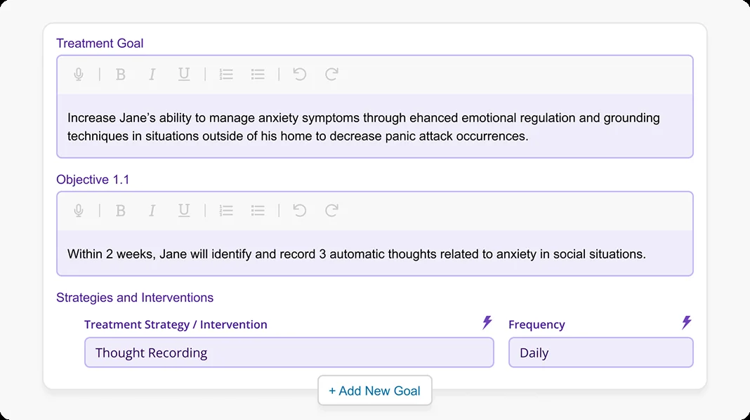 TherapyNotes product screenshot